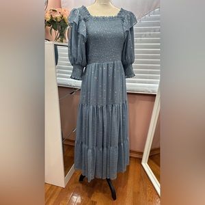 Dusty blue midi dress from Jessakae | never been used it just doesn’t have a tag